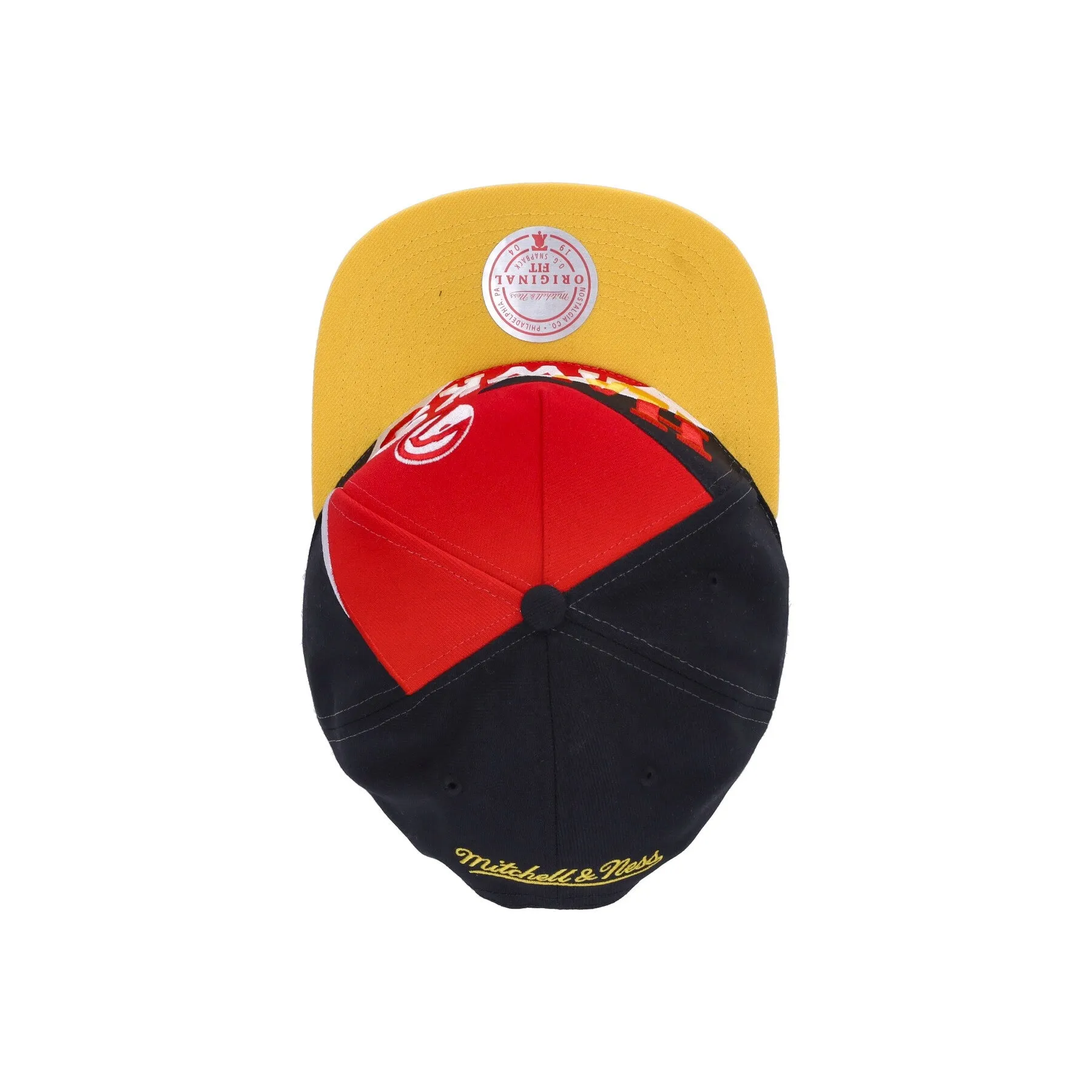 Cappellino Visiera Piatta Uomo Nba Multiply Hwc Snapback Atlhaw Original Team Colors
